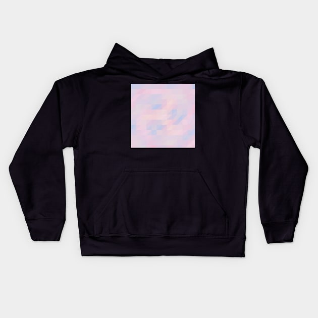 Abstract Lines Pastel Colors Kids Hoodie by Peaceful Space AS